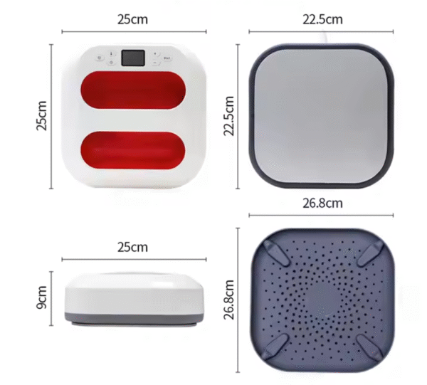 AUP-L (22.5x22.5) მინი თერმოპრესი - Image 2